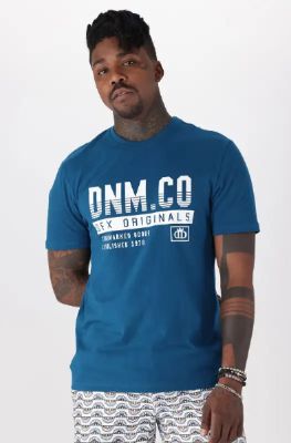 Junipero Tee _ 142812 _ Teal sold by Dunns