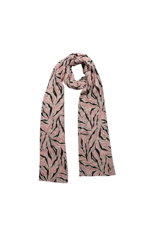 Ornella Print Scarf _ 142179 _ Pink sold by Dunns