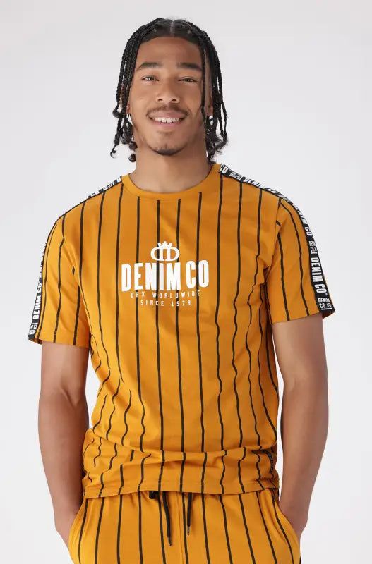 Charlestowne Tee _ 146417 _ Ocre sold by Dunns