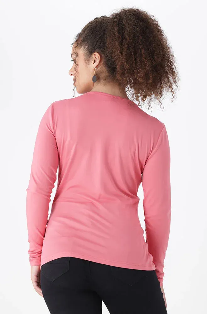 Cleo Crew Neck Tee _ 149121 _ Pink sold by Dunns product image thumbnail 3