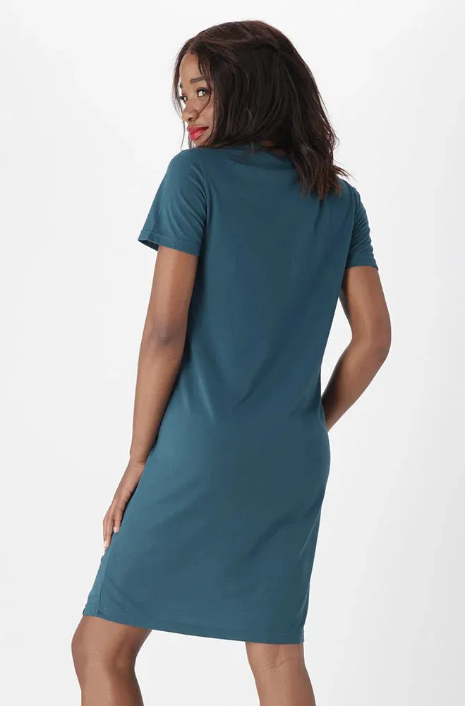 Koko T Shirt Dress _ 150321 _ Teal sold by Dunns product image thumbnail 3