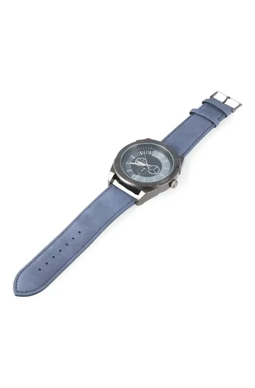 James Pu Strap Watch _ 142055 _ Navy _ ONE SIZE sold by Dunns