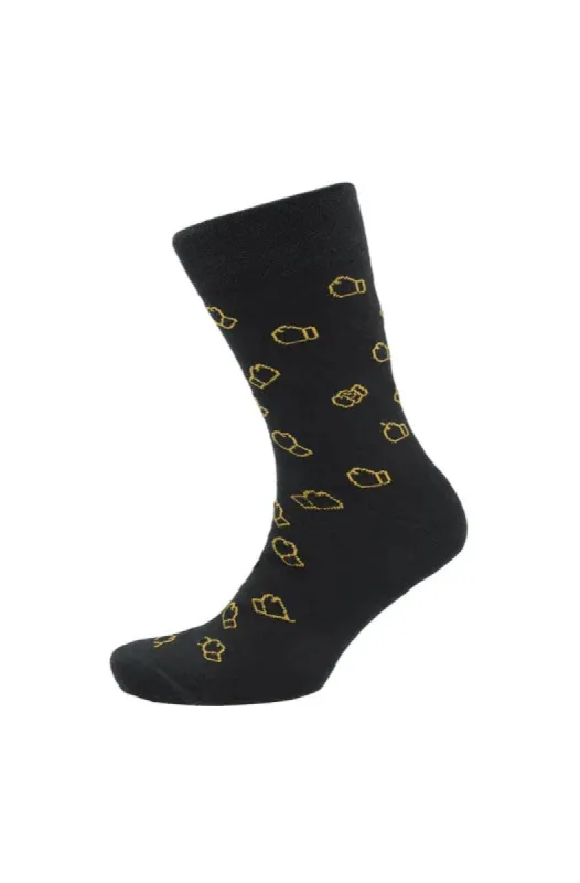 Boxing Single Socks _ 146652 _ Black sold by Dunns