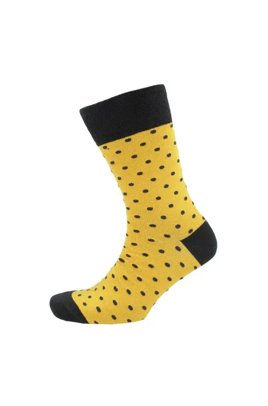 Oliver Single Socks _ 146651 _ Ocre sold by Dunns