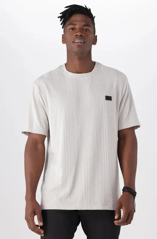 Talcott Textured Tee _ 149712 _ Natural sold by Dunns