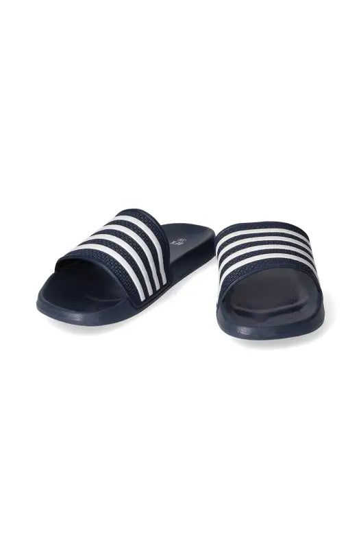 Lindo Strippy Slide _ 147667 _ Navy sold by Dunns product image thumbnail 3