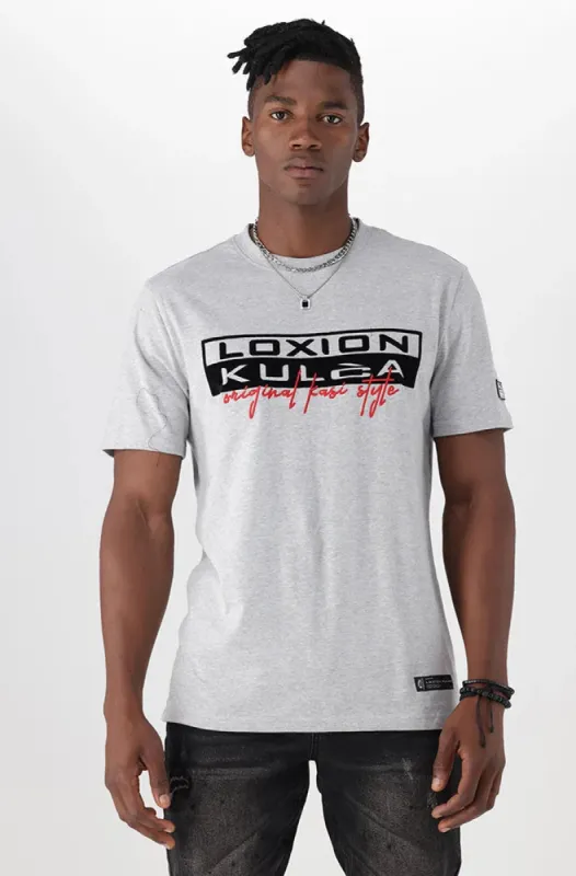 Loxion Tee _ 150223 _ Grey Mel made by Dunns