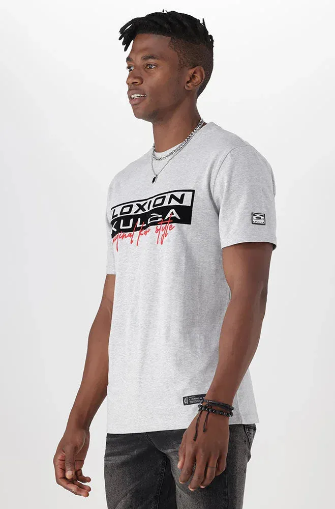Loxion Tee _ 150223 _ Grey Mel sold by Dunns product image thumbnail 2