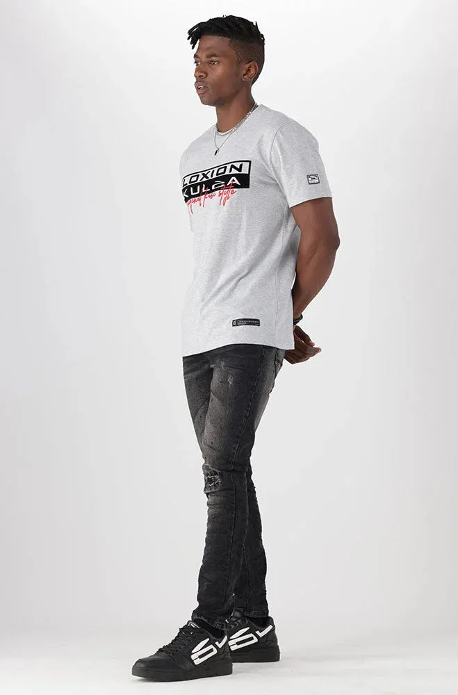Loxion Tee _ 150223 _ Grey Mel sold by Dunns product image thumbnail 5