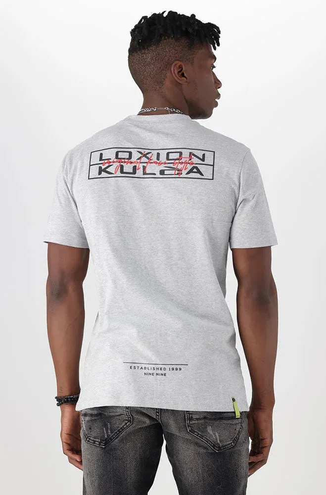 Loxion Tee _ 150223 _ Grey Mel sold by Dunns product image thumbnail 3