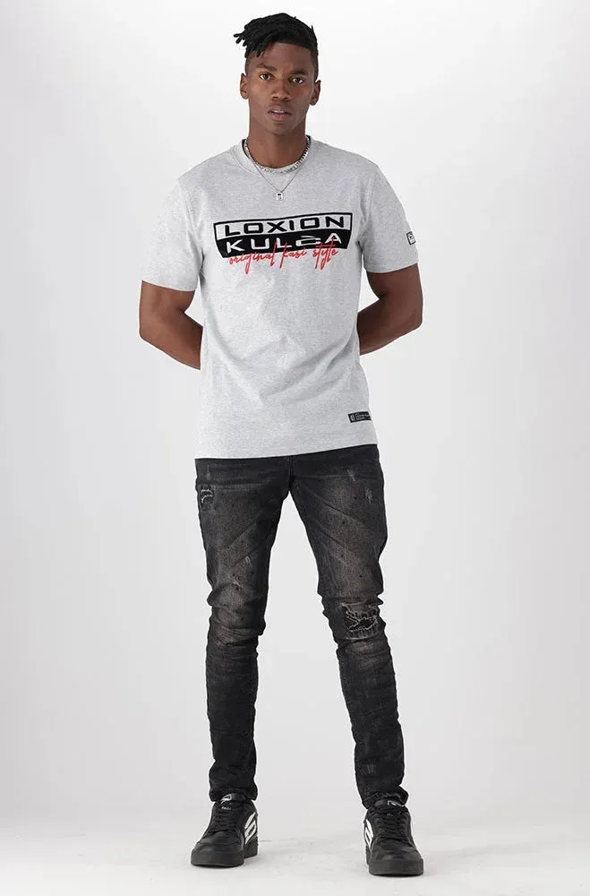 Loxion Tee _ 150223 _ Grey Mel sold by Dunns product image thumbnail 4