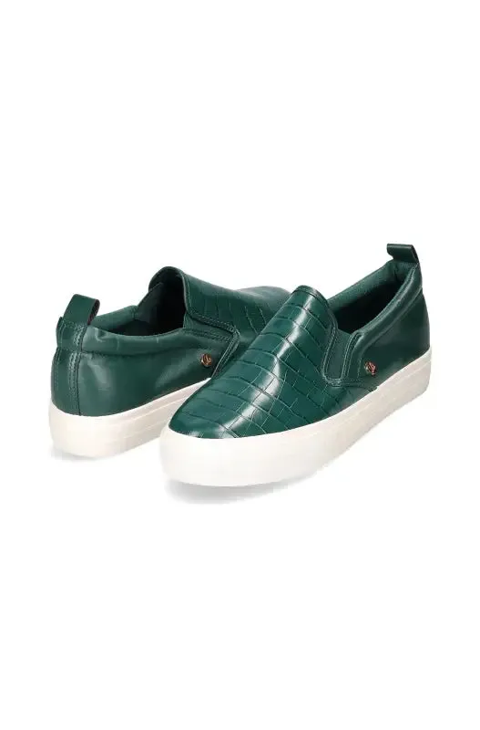 Jemima Gusset Slip On _ 137464 _ Emerald sold by Dunns product image thumbnail 3