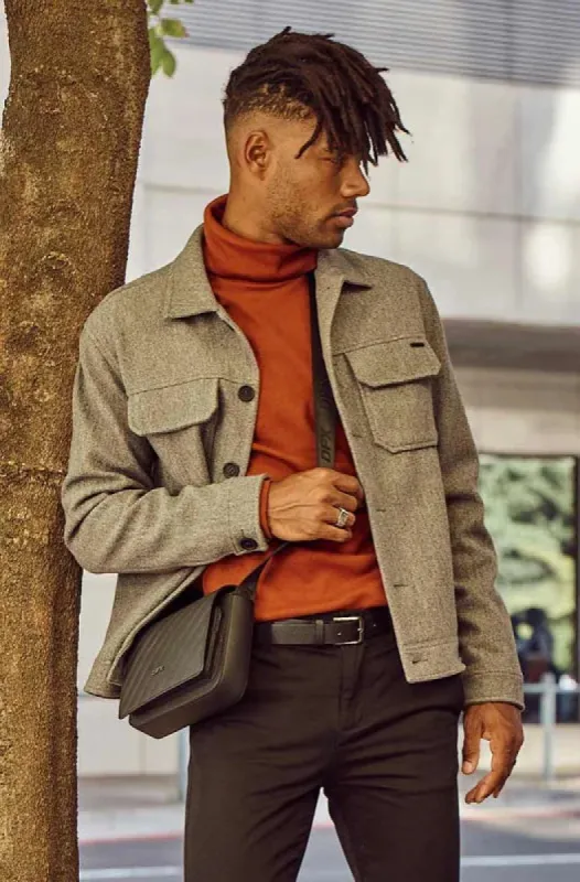 Mountfort Jacket _ 144778 _ Grey Mel sold by Dunns