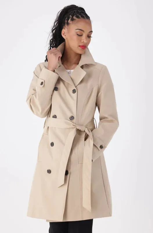 Eloise Trench Coat _ 144935 _ Stone sold by Dunns