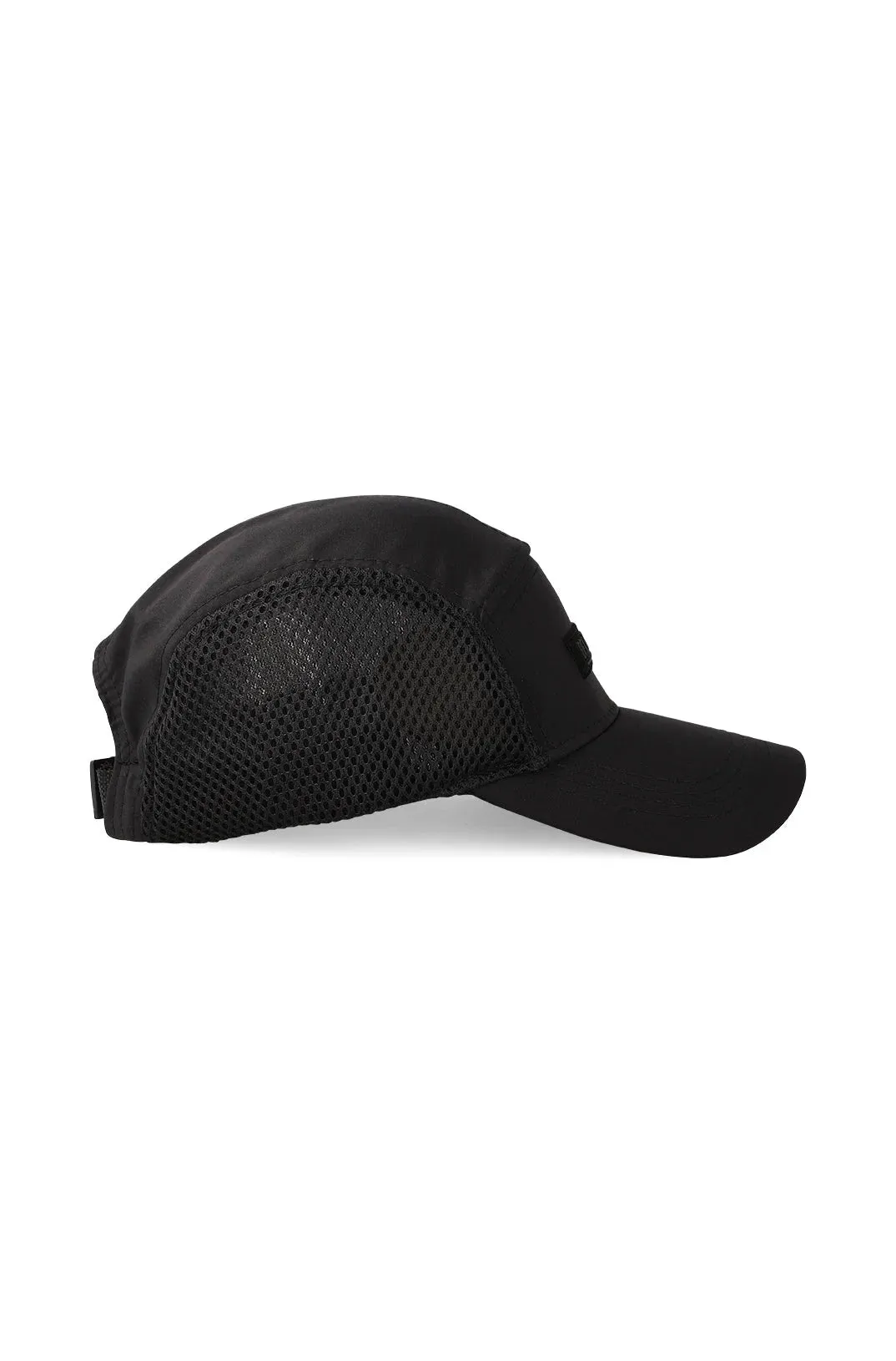 Jake 5 Panel Curve Peak Cap _ 141000 _ Black sold by Dunns product image thumbnail 2