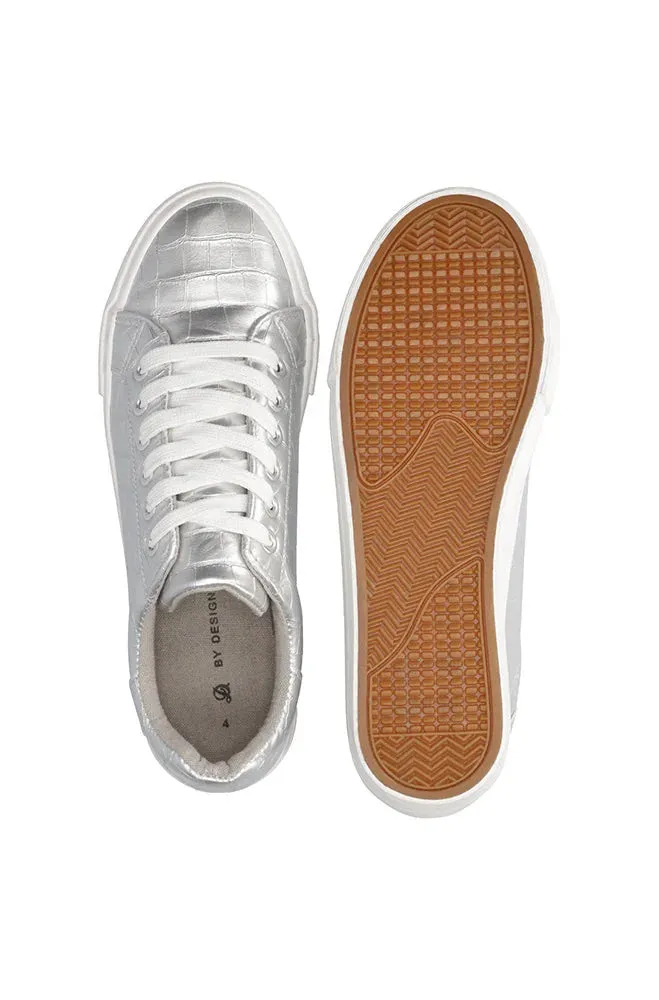 Millie Textured Pu Lace Up _ 149741 _ Silver sold by Dunns product image thumbnail 4