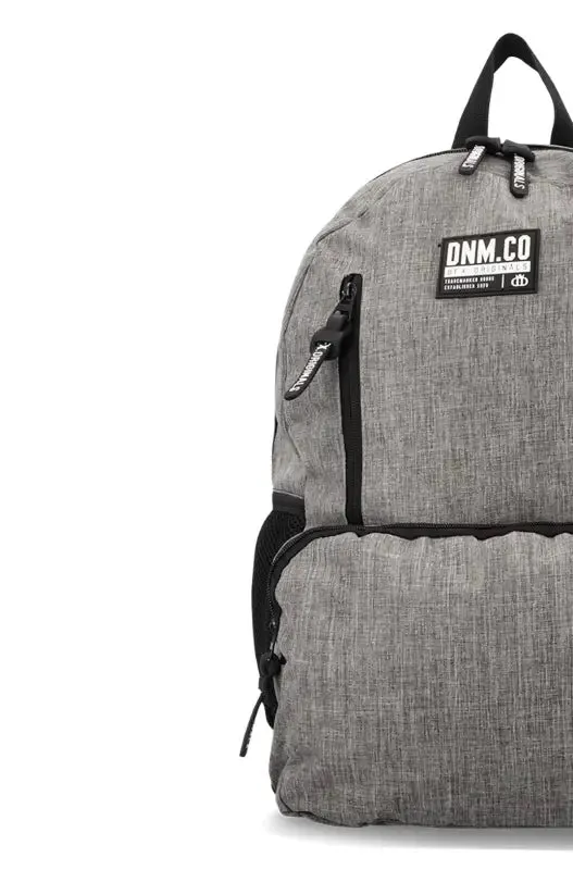 Drake Branded Backpack _ 138326 _ Grey Mel sold by Dunns product image thumbnail 4
