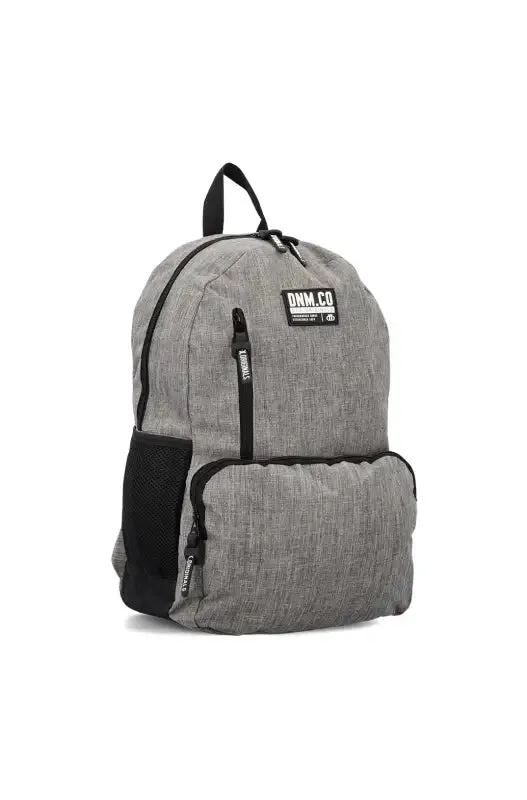 Drake Branded Backpack _ 138326 _ Grey Mel sold by Dunns