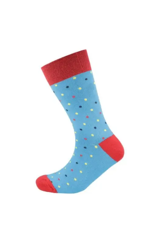 Chester Single Socks _ 136589 _ Blue sold by Dunns