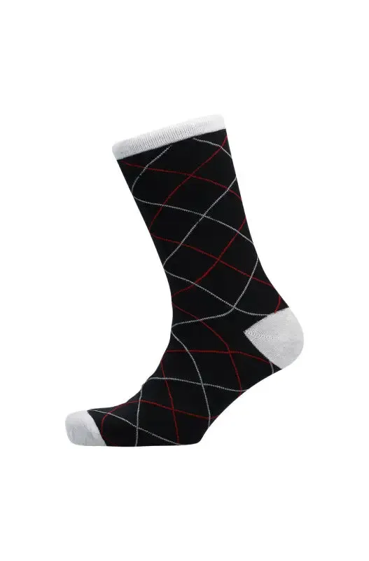 Presley Single Socks _ 140058 _ Black sold by Dunns