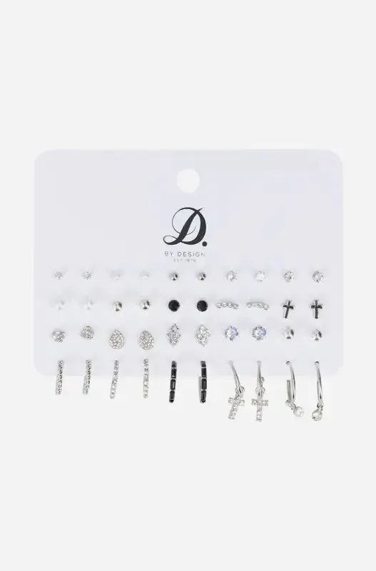 Dora 20 Pack Earrings _ 143716 _ Silver sold by Dunns