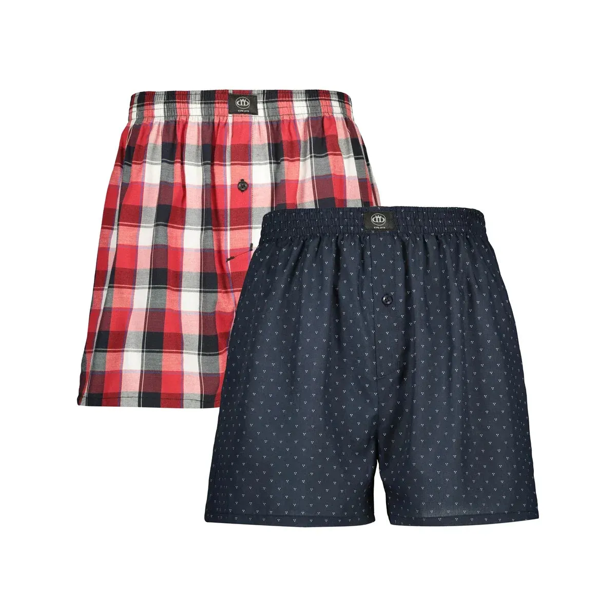 Ace Woven Boxers - 2 Pack _ 117737 _ Red sold by Dunns product image thumbnail 3
