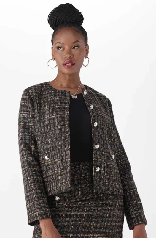 Elsa Suit Jacket _ 148810 _ Black sold by Dunns