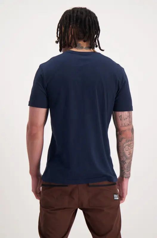 Granite Tee _ 140687 _ Navy sold by Dunns product image thumbnail 3