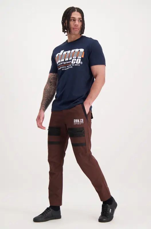 Granite Tee _ 140687 _ Navy sold by Dunns product image thumbnail 5