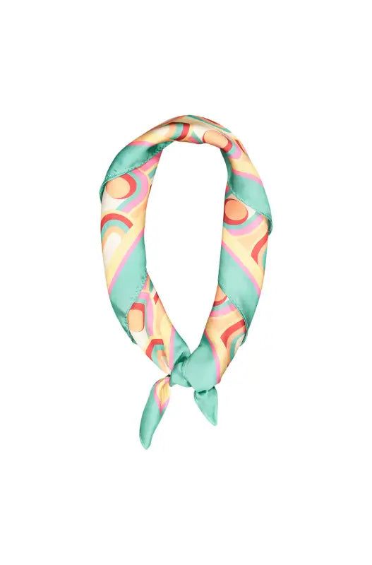 Oakleigh Satin Pleated Scarf _ 140732 _ Multi sold by Dunns