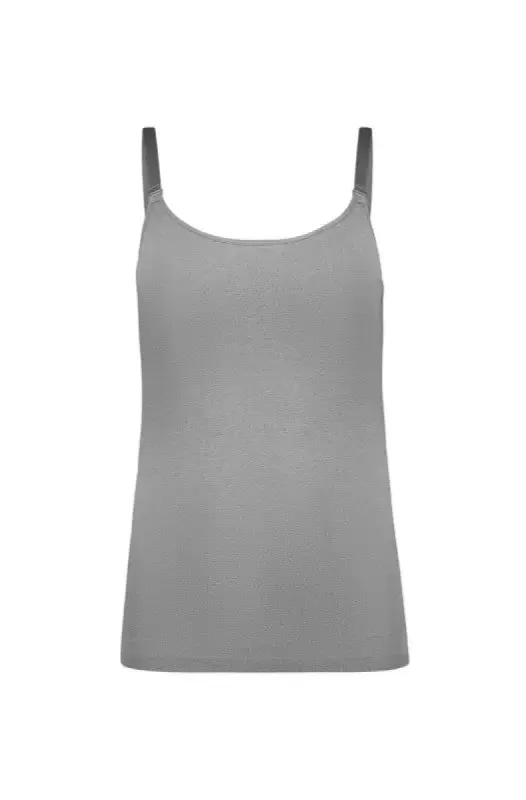 Page Seamfree Shelf Bra Cami _ 140519 _ Grey Mel sold by Dunns