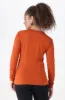 Cleo Crew Neck Tee _ 149079 _ Orange sold by Dunns