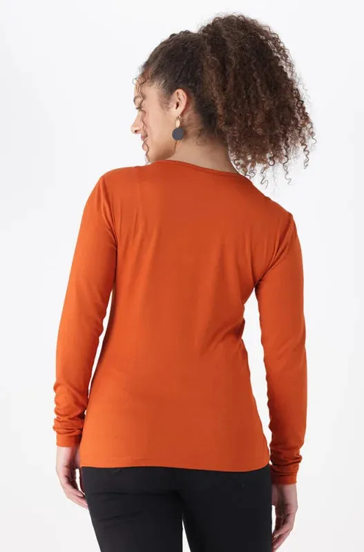 Cleo Crew Neck Tee _ 149079 _ Orange sold by Dunns product image thumbnail 3