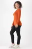 Cleo Crew Neck Tee _ 149079 _ Orange sold by Dunns