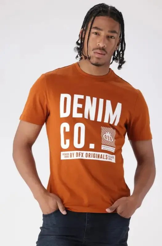 Lakewood Tee _ 145337 _ Orange sold by Dunns