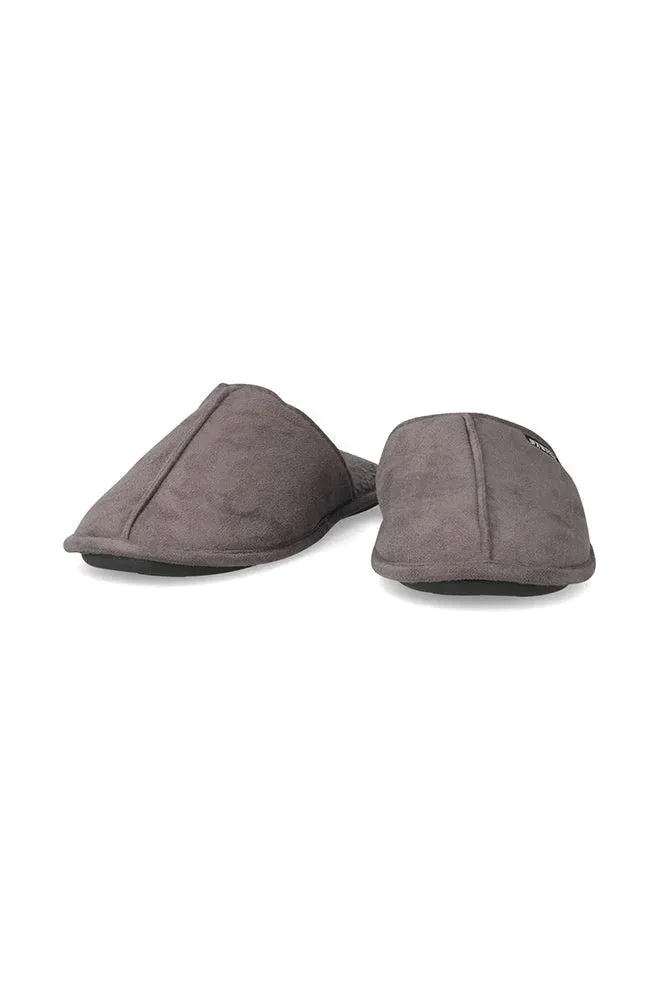Ted Mens Slipper _ 147782 _ Charcoal sold by Dunns product image thumbnail 3