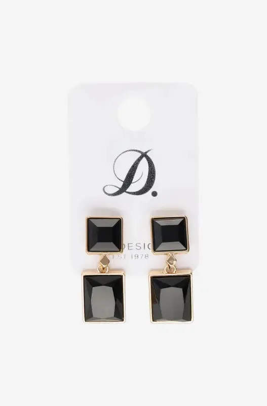 Acacia Drop Single Earrings _ 148183 _ Black sold by Dunns