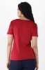 Grace V Neck Tee _ 141318 _ Red sold by Dunns
