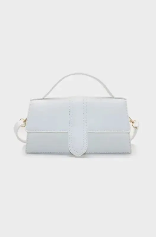 Jackie Structured Sling Bag _ 145484 _ White sold by Dunns
