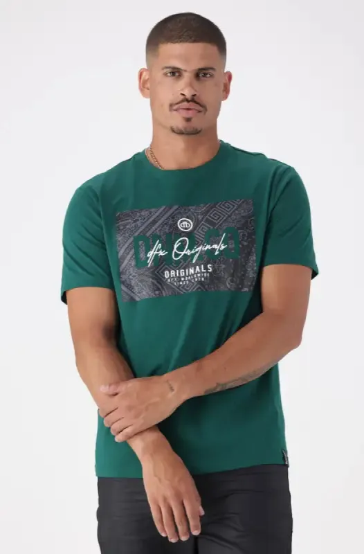 Overton Tee _ 147345 _ Green sold by Dunns