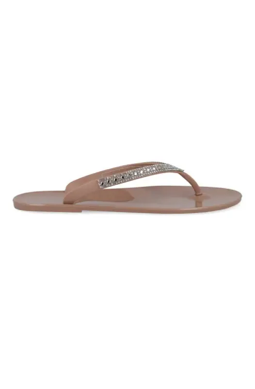 Corelie Jelly Thong _ 143612 _ Dusty Pink sold by Dunns