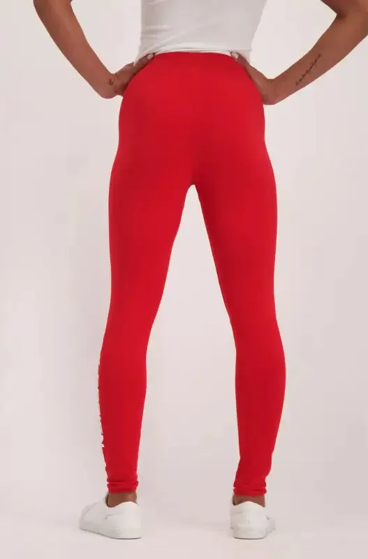Lola Branded Leggings _ 141083 _ Red sold by Dunns product image thumbnail 3