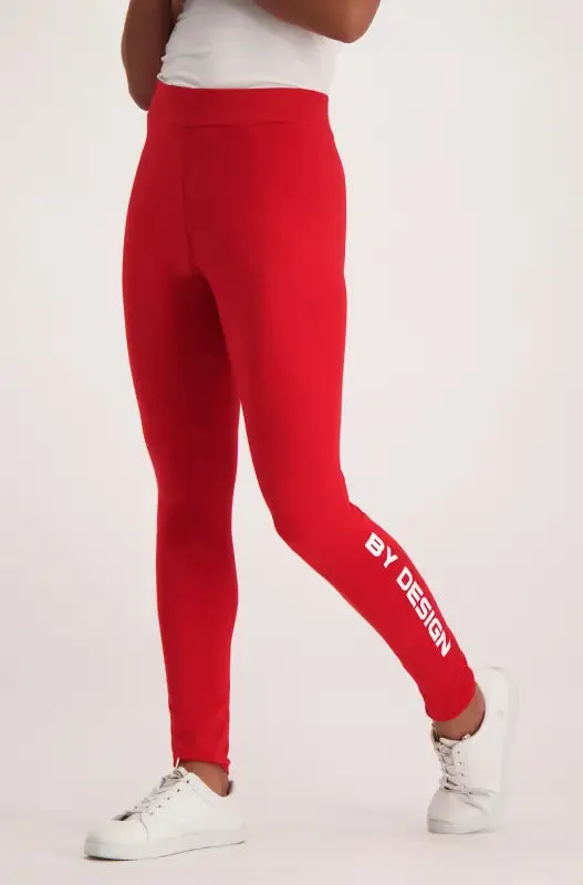 Lola Branded Leggings _ 141083 _ Red sold by Dunns product image thumbnail 2