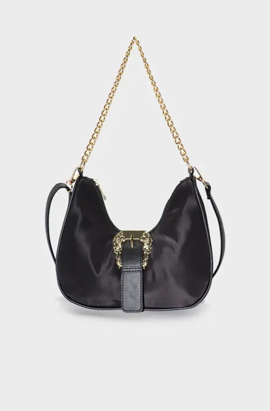 Venus Vintage Buckle Shoulder Bag _ 149521 _ Black sold by Dunns