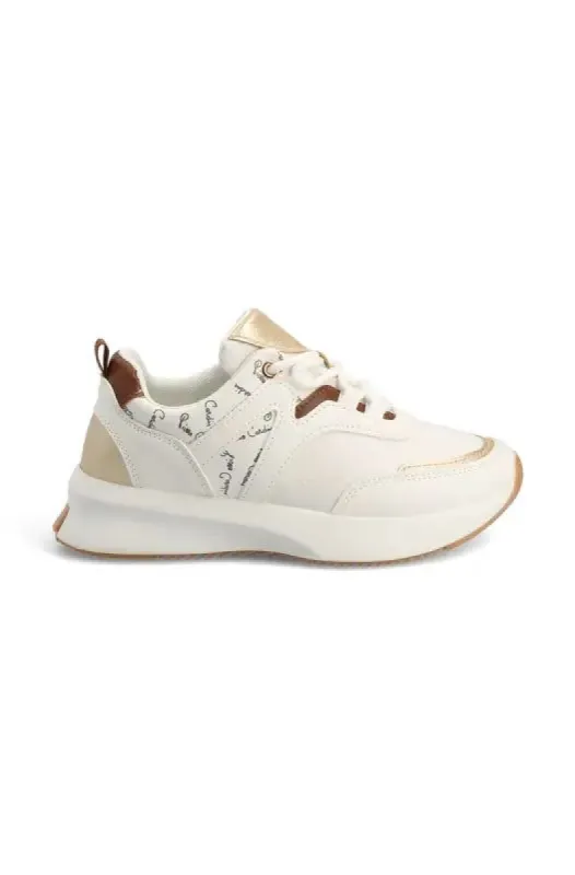 Pierre Cardin Laetitia Panel Trainer _ 145694 _ White sold by Dunns