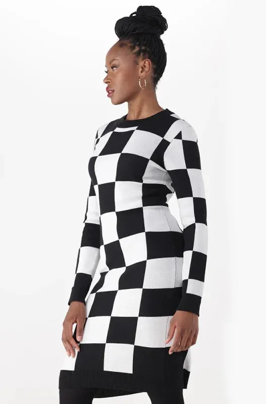 Tammy Check Knitwear Dress _ 146229 _ Multi sold by Dunns product image thumbnail 3
