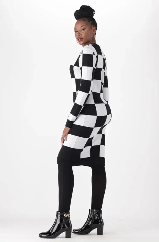 Tammy Check Knitwear Dress _ 146229 _ Multi sold by Dunns product image thumbnail 5