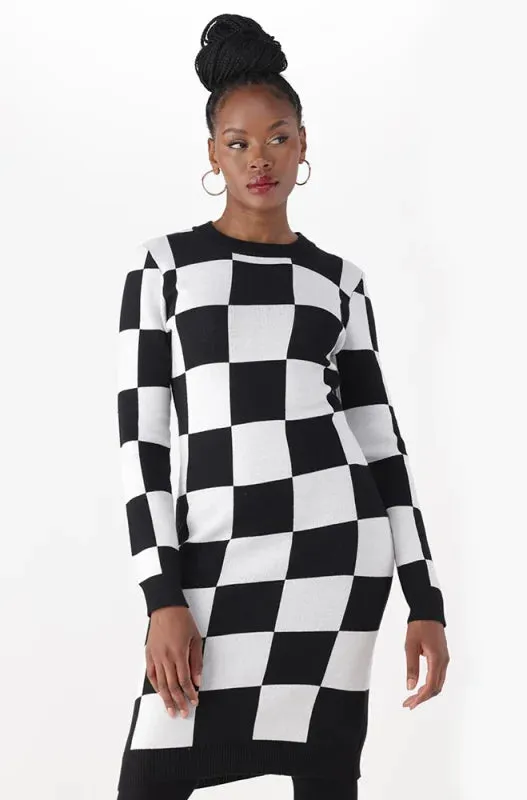 Tammy Check Knitwear Dress _ 146229 _ Multi sold by Dunns product image thumbnail 2
