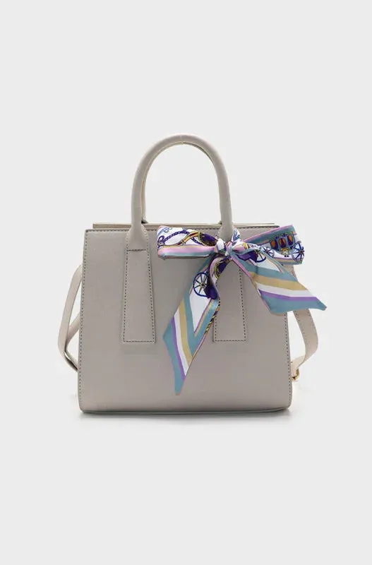 Madison Structured Handbag _ 147757 _ Grey sold by Dunns