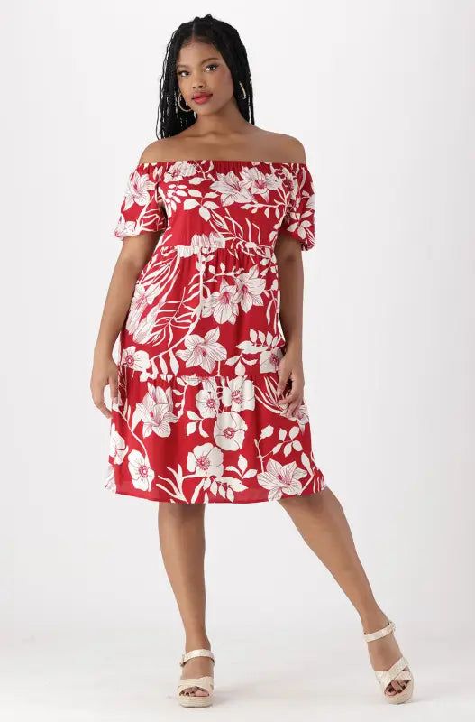 Carla Dress _ 140352 _ Red sold by Dunns product image thumbnail 4